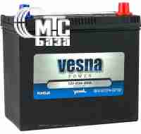Аккумуляторы Аккумулятор Vesna Power [415645] 6СТ-45 Ач R EN400 А 237x127x226мм